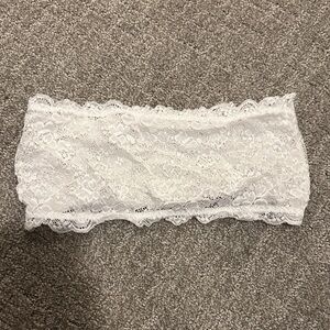 Amazon Lace Bandeau in White